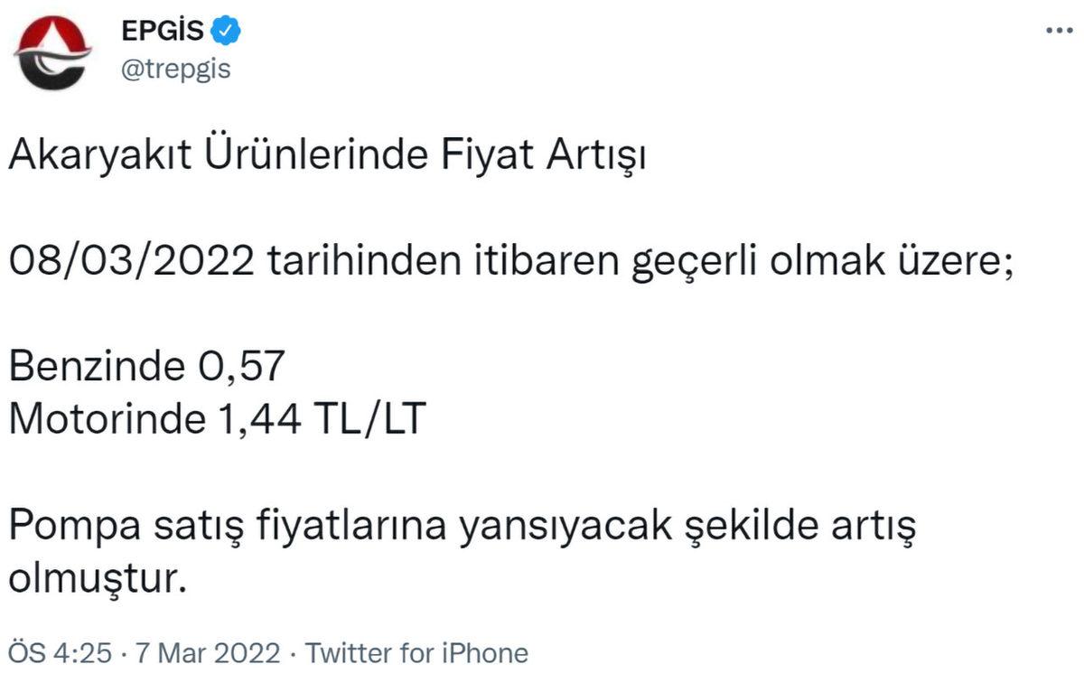Benzine ve Motorine Bir Devasa Zam Daha Geldi! [Yürümek Hala Bedava(!)]
