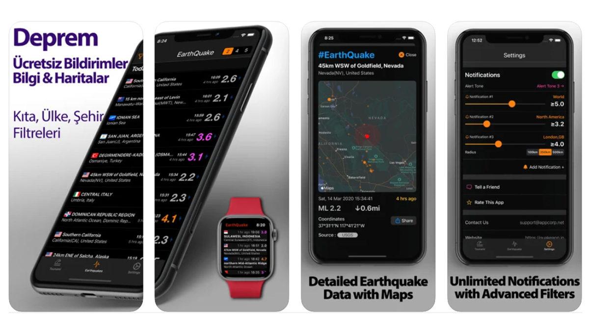 Her An Hazırlıklı Olup Dikkati Elden Bırakmamamız Gereken Tehlike: Depremleri Anlık Olarak Takip Edebileceğimiz 10 Uygulama