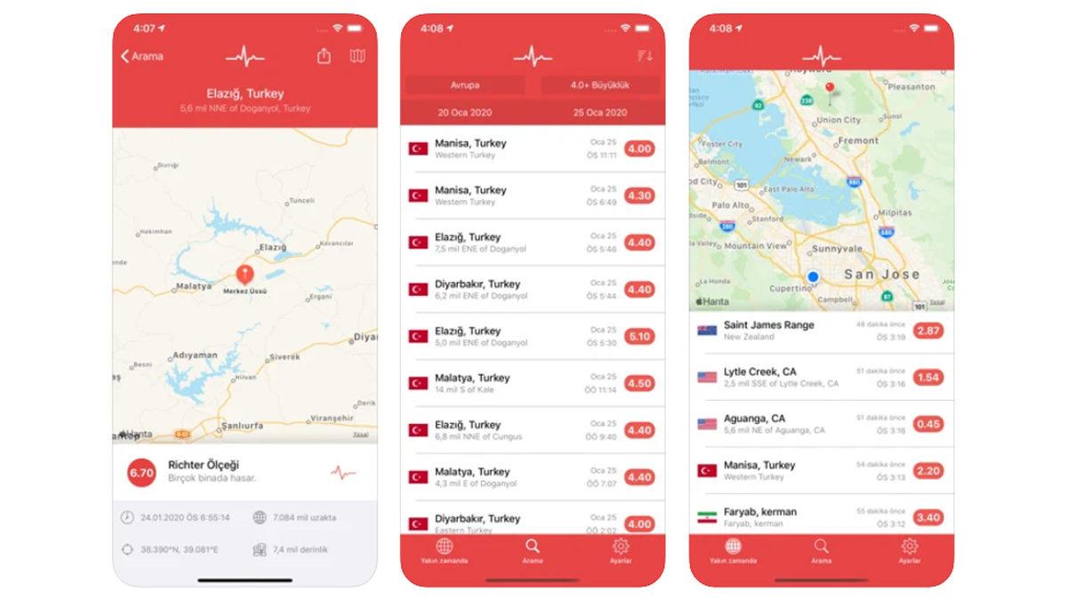 Her An Hazırlıklı Olup Dikkati Elden Bırakmamamız Gereken Tehlike: Depremleri Anlık Olarak Takip Edebileceğimiz 10 Uygulama