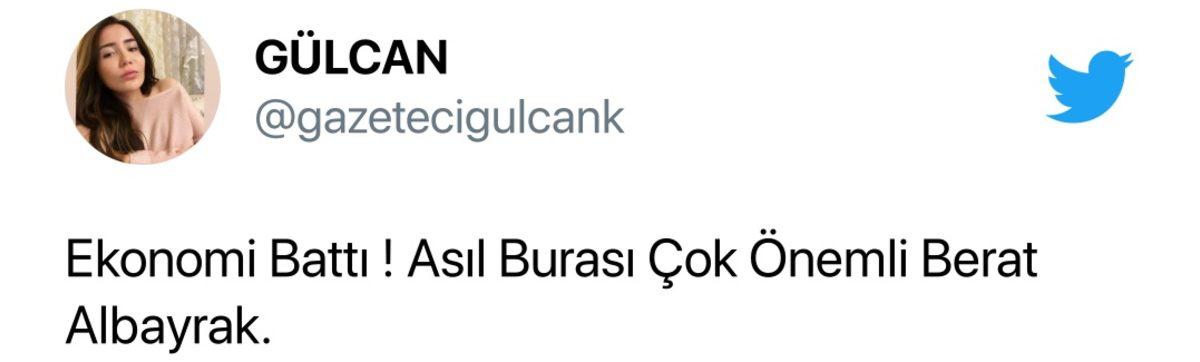 Eski Ekonomi Bakanı Berat Albayrak’ın 
