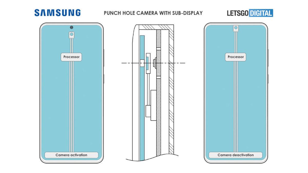 Samsung, Ön Kamerası Ekran Altına Gömülü Bir Telefon Üzerinde Çalışıyor
