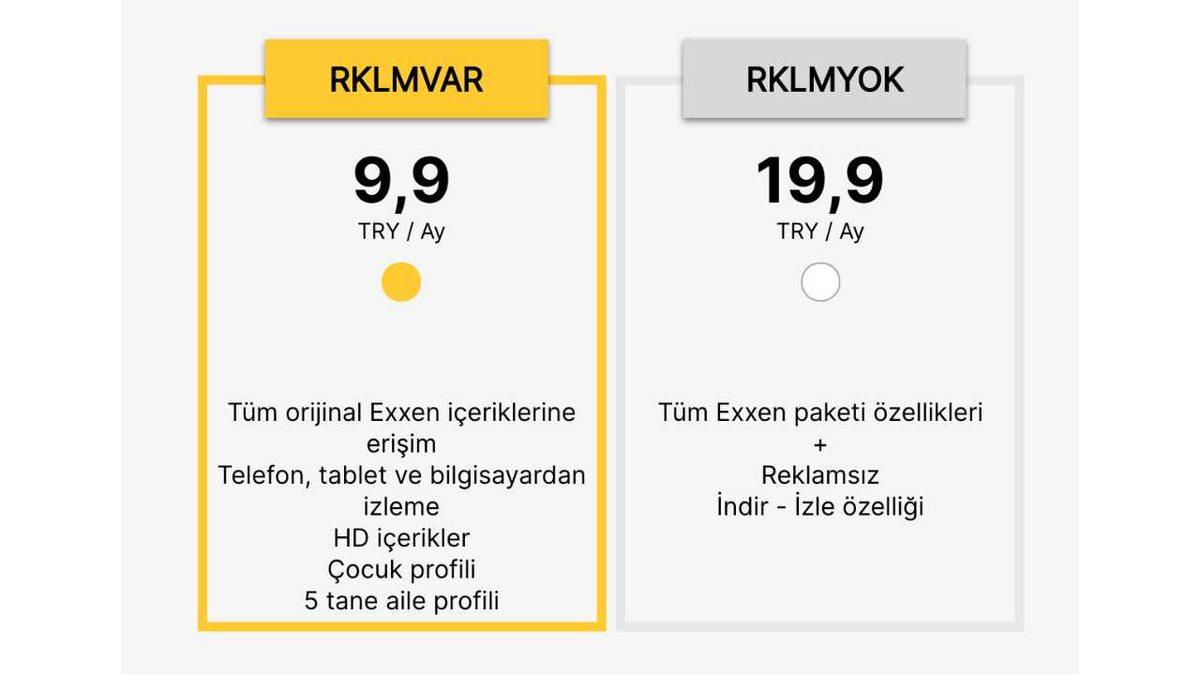 Exxen’in Reklamlı ve Reklamsız Aylık Abonelik Ücreti Açıklandı