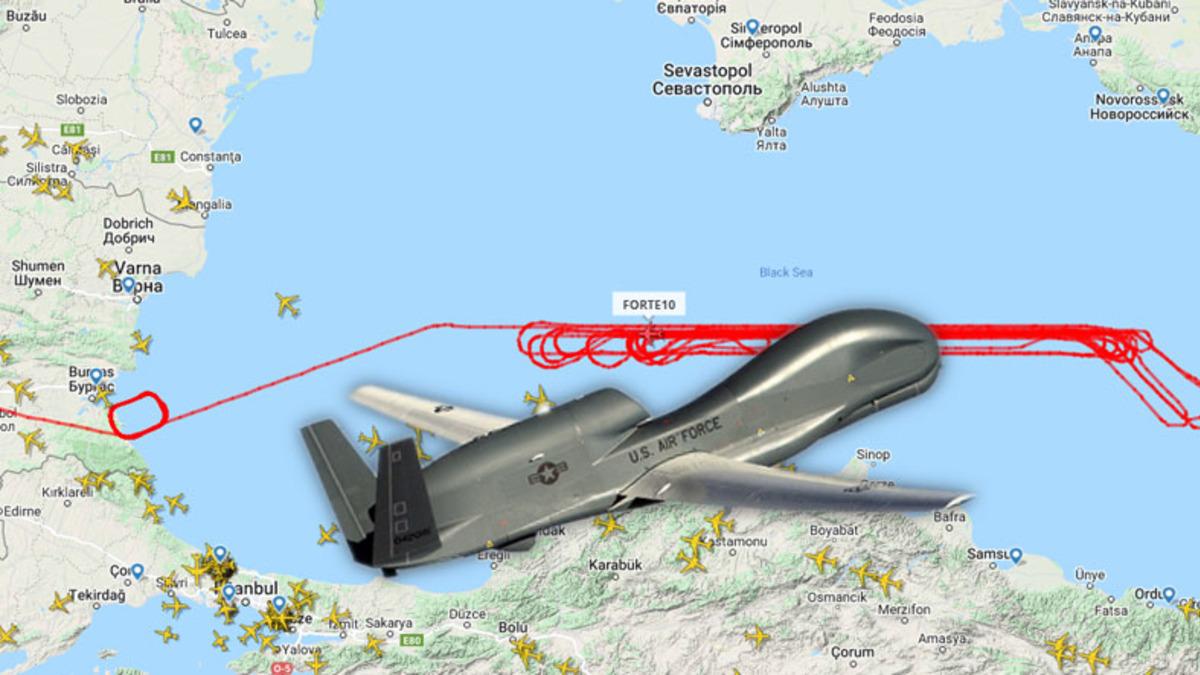 ABD’nin En Gelişmiş İHA’larından Biri Karadeniz Semalarında Görüldü