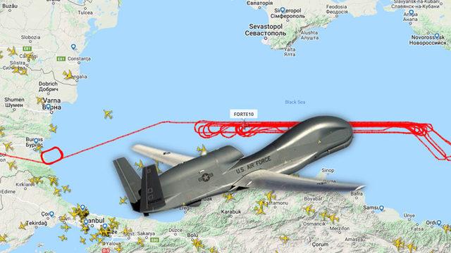 ABD’nin En Gelişmiş İHA’larından Biri Karadeniz Semalarında Görüldü