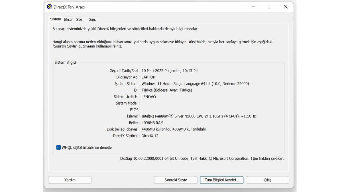 Bilgisayarınızın Özelliklerini A’dan Z’ye Görebileceğiniz DxDiag Nedir, Ne İşe Yarar, Nasıl Açılır?