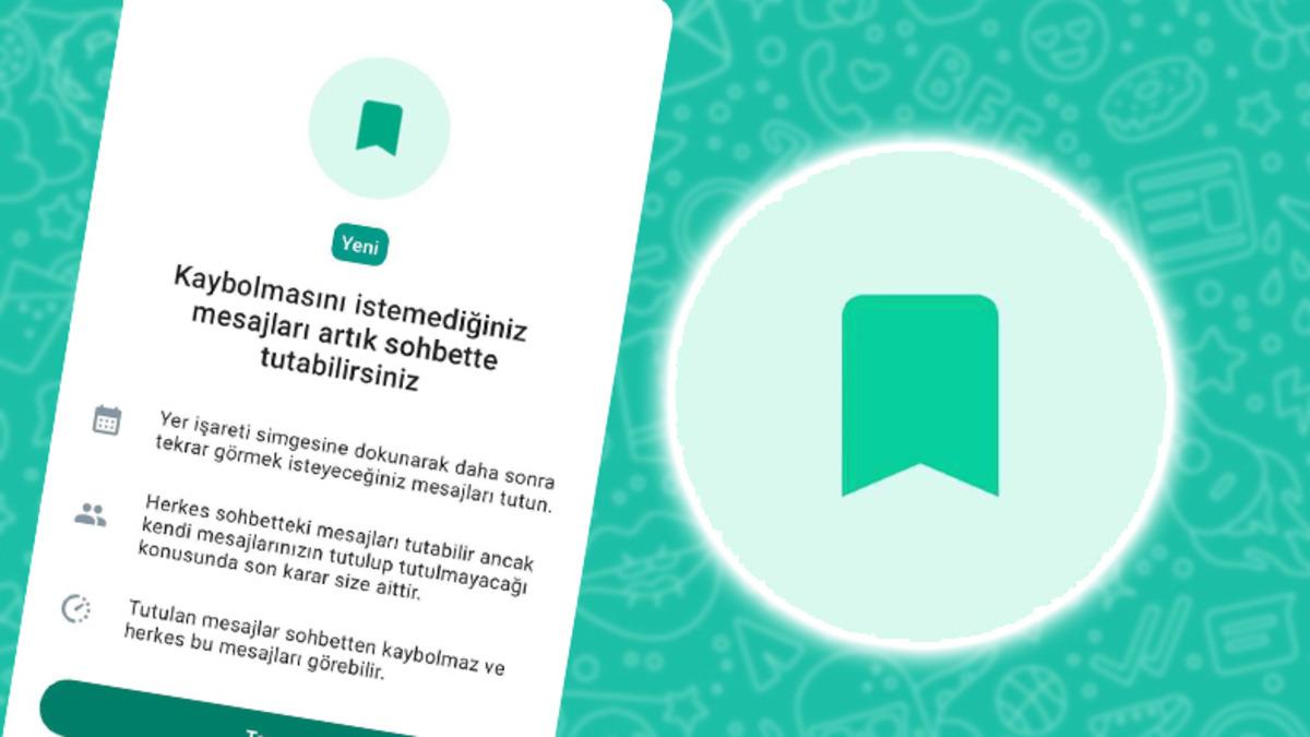 WhatsApp’tan ’Kaybolan Mesajlar’ İçin Müthiş Yenilik: İstediğiniz Mesajı Sonsuza Kadar Saklayabileceksiniz