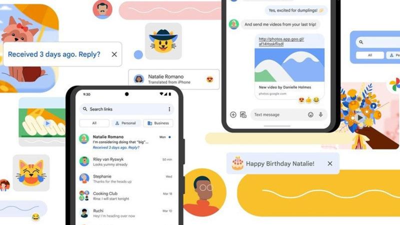 Google Mesajlar Güncellendi: iMessage Tepkilerini Görme, Silinebilir Mesajlar ve Dahası