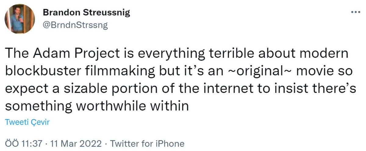 Ryan Reynolds’ın Yeni Netflix Filmi ’The Adam Project’ Yayınlandı: İşte İzleyenlerden İlk Tepkiler
