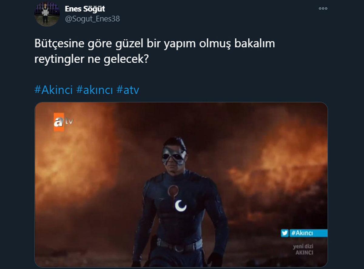 ATV’nin Süper Kahraman Dizisi Akıncı’ya Sosyal Medyadan Gelen Yorumlar