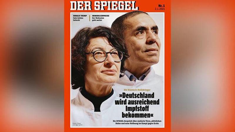 Geliştirdikleri Aşı ile Tüm Dünya Tarafından Alkışlanan Özlem Türeci ve Uğur Şahin, Der Spiegel’in Kapağında