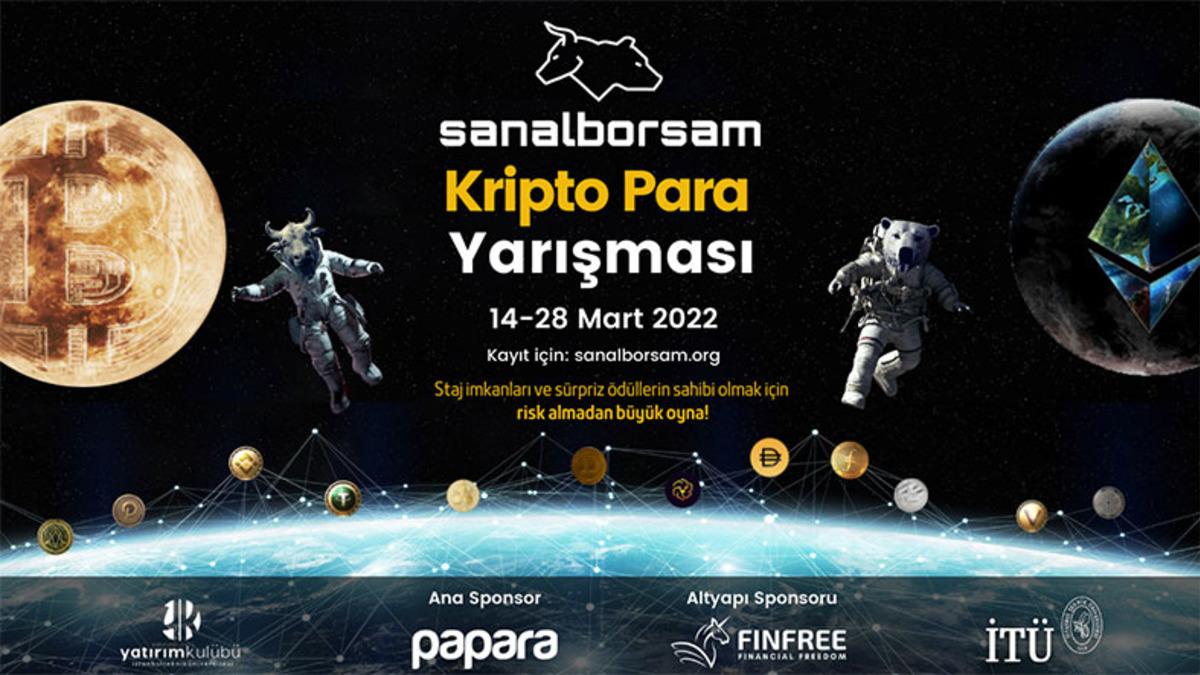 İstanbul Teknik Üniversitesi Yatırım Kulübü Tarafından Düzenlenen SanalBorsam Kripto Para Yarışması 14 Mart’ta Başlıyor