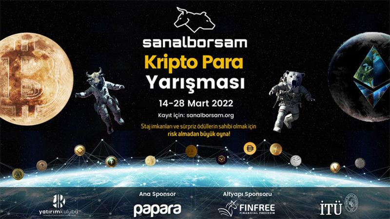 İstanbul Teknik Üniversitesi Yatırım Kulübü Tarafından Düzenlenen SanalBorsam Kripto Para Yarışması 14 Mart’ta Başlıyor