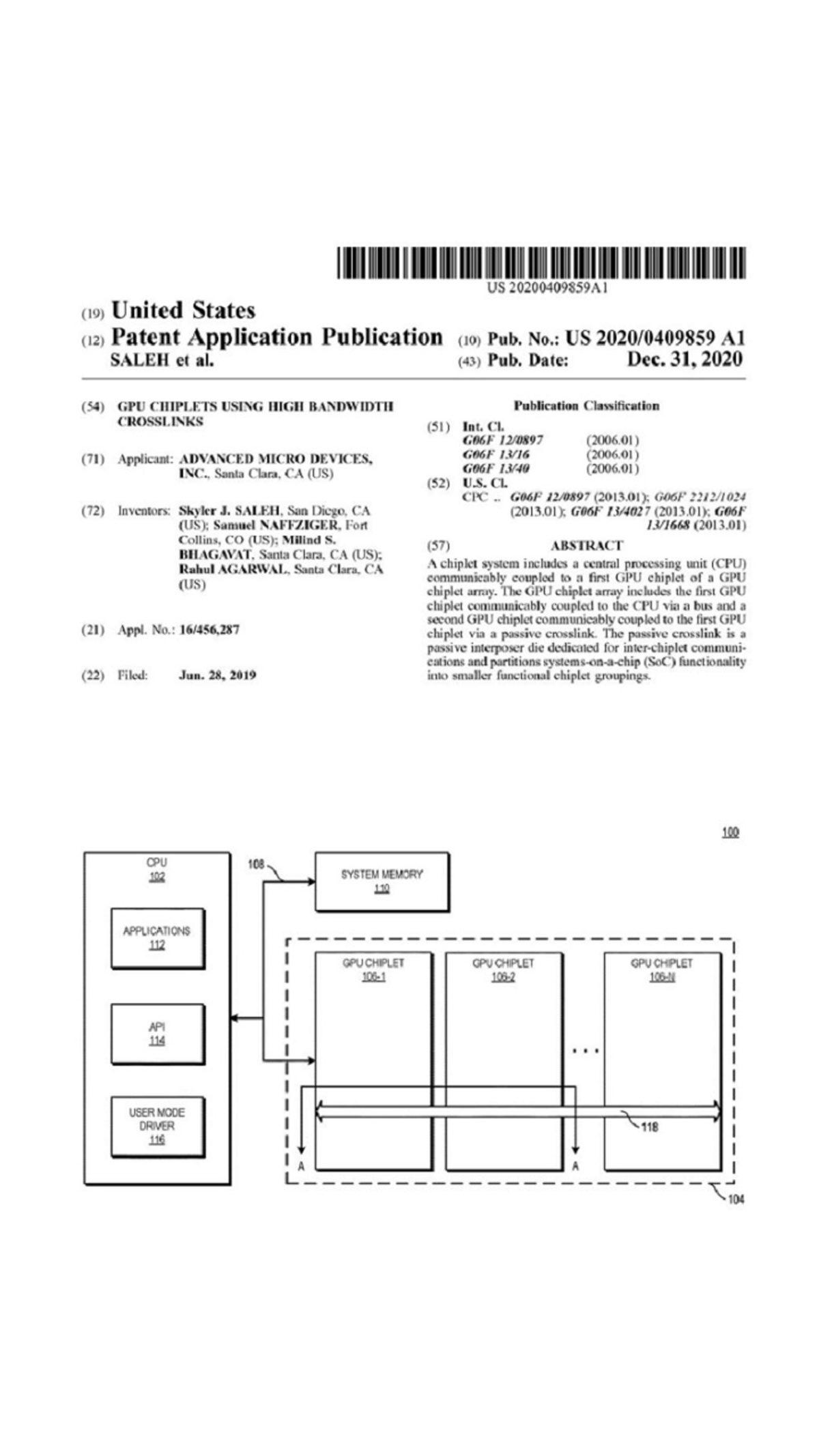 AMD, MCM Tabanlı GPU İçin Patent Başvurusunda Bulundu