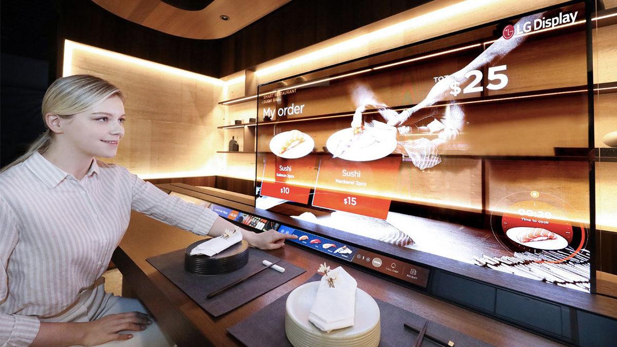 LG, COVID-19’un Yayılmasını Engellemek İçin Panel Görevi Gören Şeffaf Ekran Geliştirdi