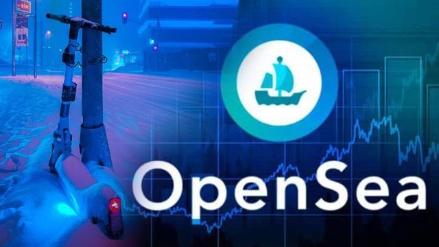 Sosyal Medyada Beğeni Yağmuruna Tutulan Karlar İçindeki Elektrikli Scooter Fotoğrafı NFT Oldu