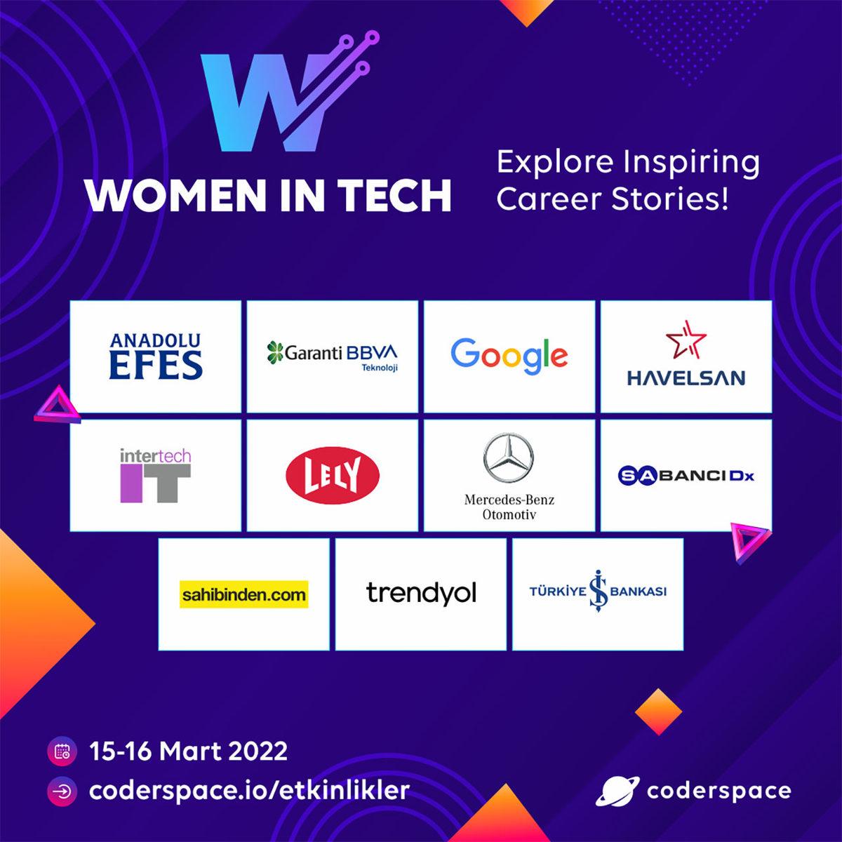 Women in Tech: Inspiring Career Stories Etkinliği 15 Mart’ta Başlıyor