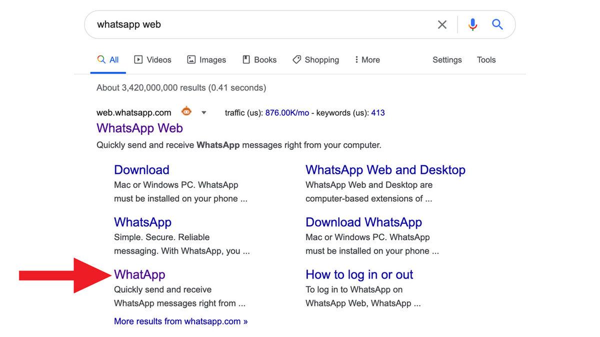 WhatsApp’tan Google’daki ’WhatsApp Web’ Aramasında Yapılmayacak Hata