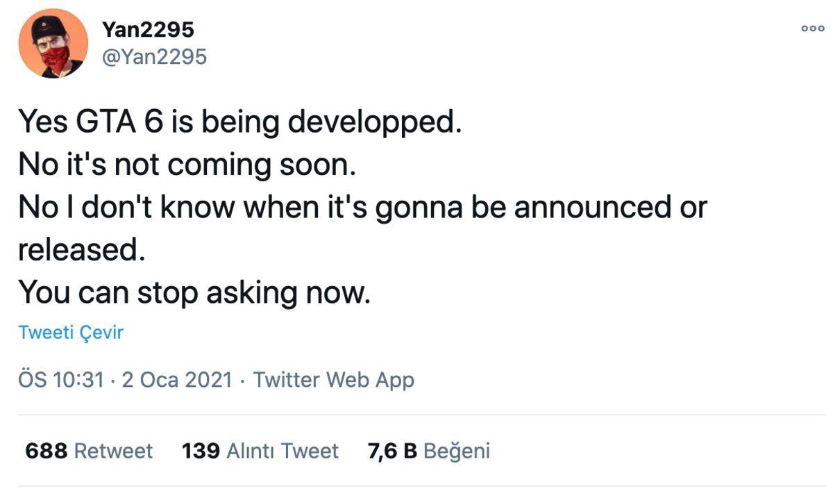 Rockstar Games’in Eski Çalışanından GTA 6 Umutlarını Şimdilik Rafa Kaldıran Tweet
