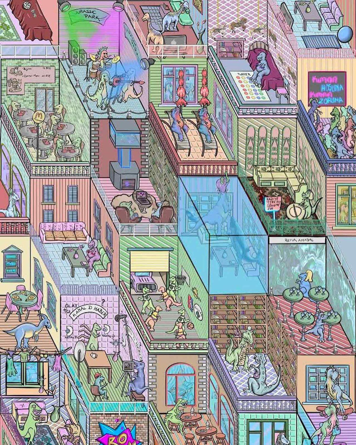 Bu Resimlere Yaklaştırdıkça Şok Edici Detaylar Görüyorsunuz: İşte Sanatçı Ezgi Topdağı’nın Hipnotize Edici 20 Eseri