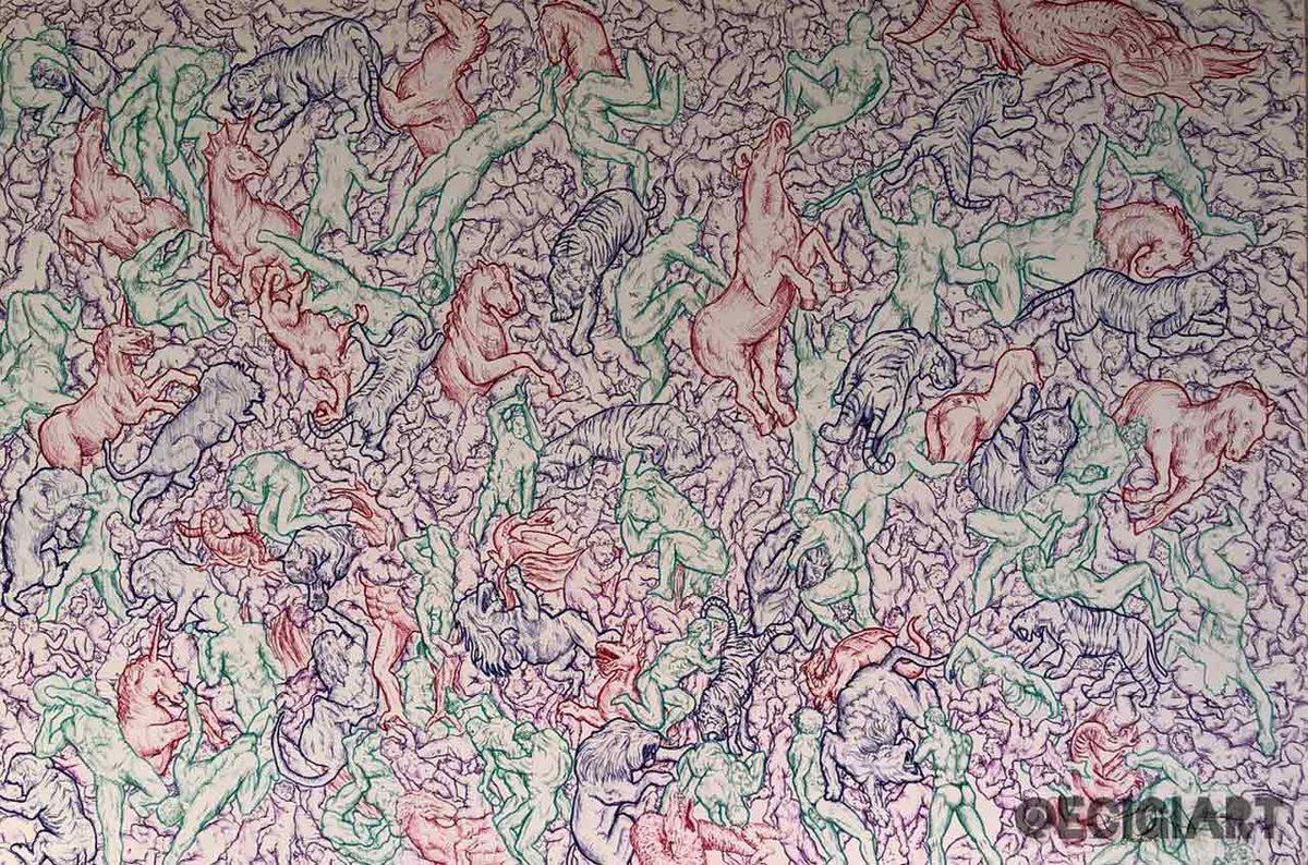 Bu Resimlere Yaklaştırdıkça Şok Edici Detaylar Görüyorsunuz: İşte Sanatçı Ezgi Topdağı’nın Hipnotize Edici 20 Eseri