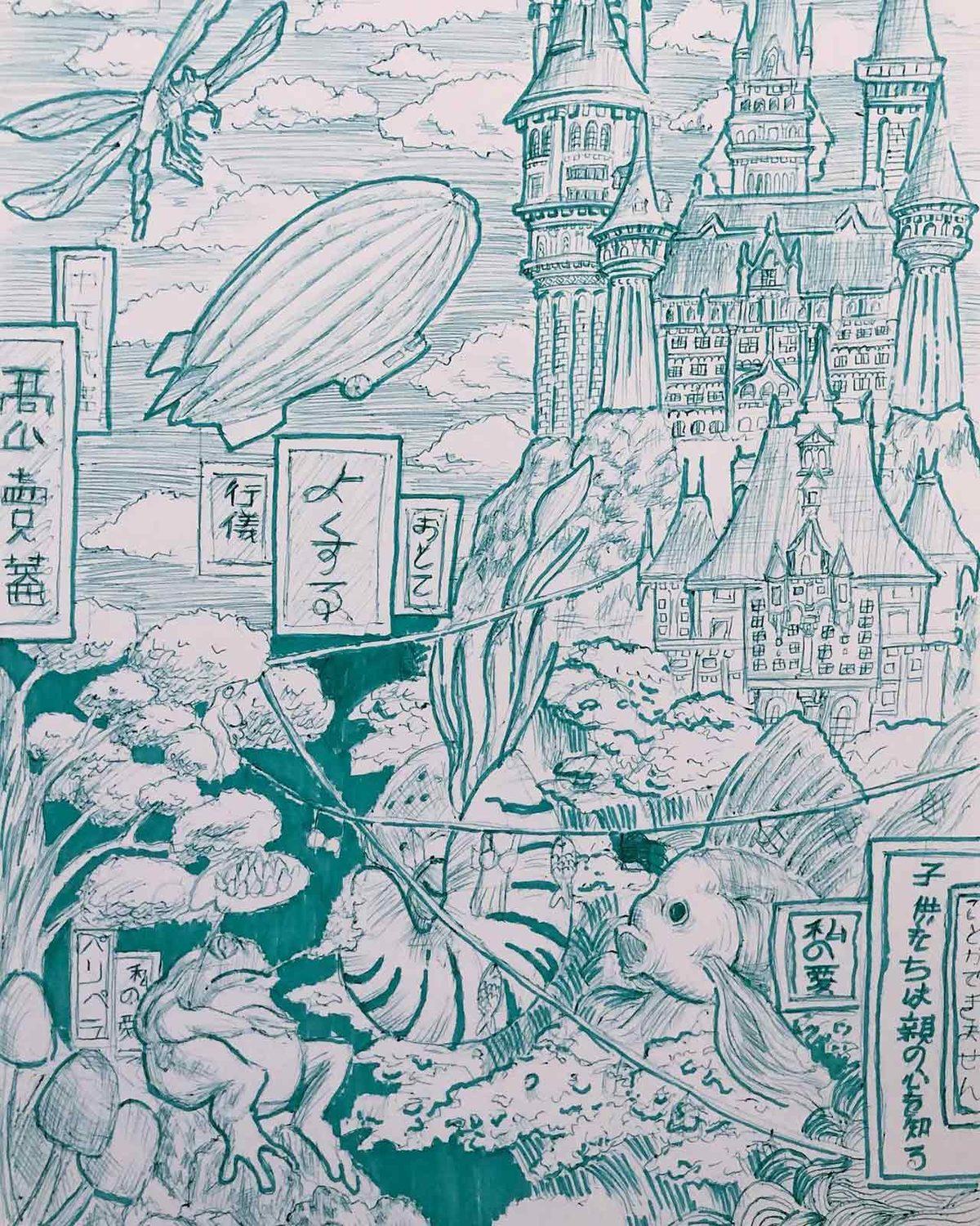 Bu Resimlere Yaklaştırdıkça Şok Edici Detaylar Görüyorsunuz: İşte Sanatçı Ezgi Topdağı’nın Hipnotize Edici 20 Eseri