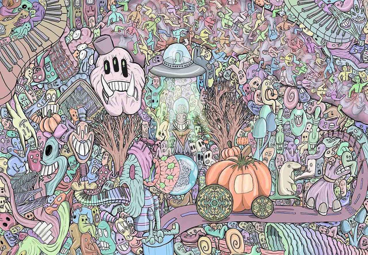 Bu Resimlere Yaklaştırdıkça Şok Edici Detaylar Görüyorsunuz: İşte Sanatçı Ezgi Topdağı’nın Hipnotize Edici 20 Eseri