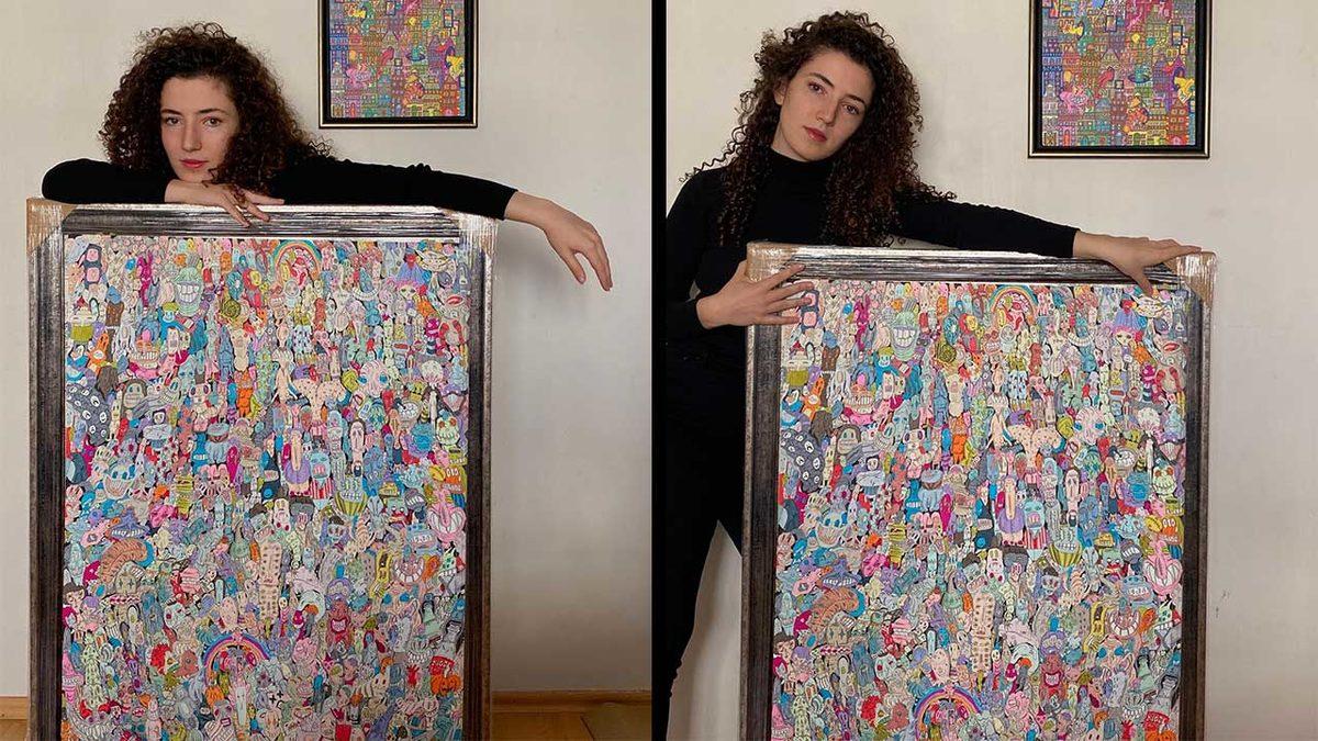 Bu Resimlere Yaklaştırdıkça Şok Edici Detaylar Görüyorsunuz: İşte Sanatçı Ezgi Topdağı’nın Hipnotize Edici 20 Eseri