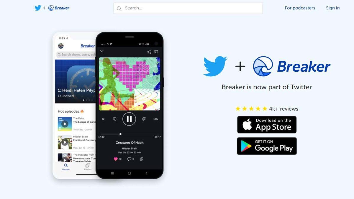 Twitter, Sesli Sohbet Özelliğini Desteklemesi İçin Podcast Platformu Breaker’ı Satın Aldı