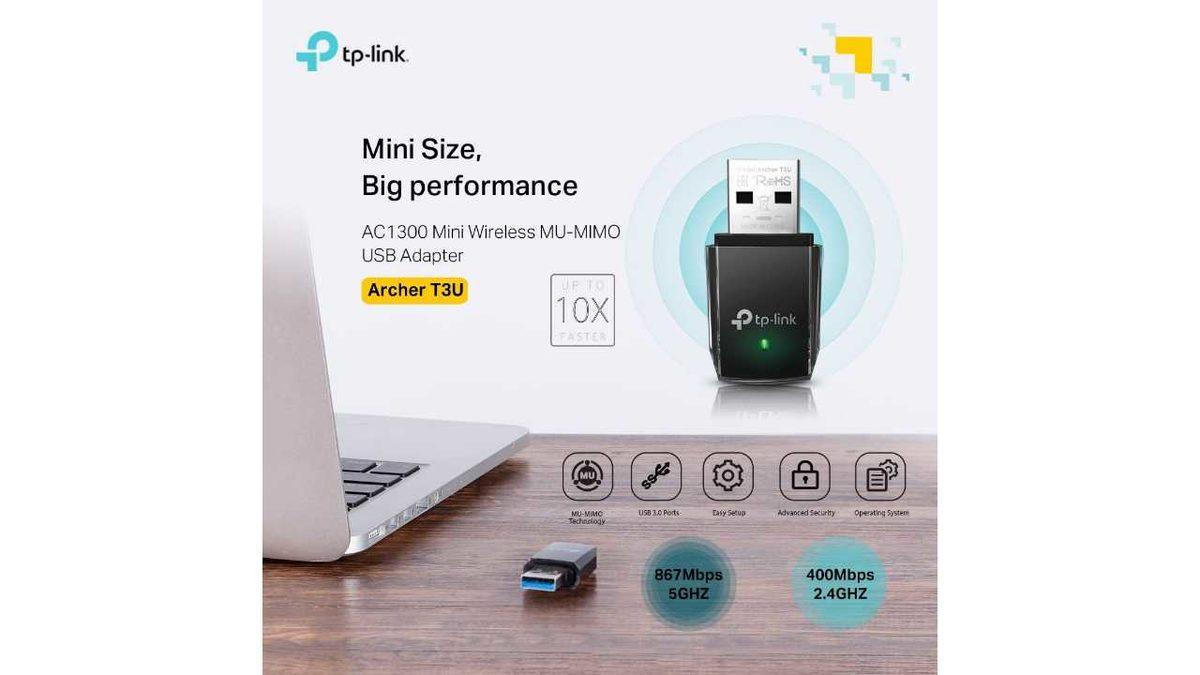 TP-Link, Eski Bilgisayarlara Yüksek Wi-Fi Bağlantısı Getiren Wi-Fi Adaptörü Archer T3U Plus’ı Satışa Sundu
