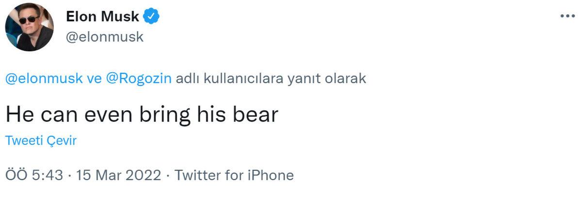 Putin’i Dövüşe Çağıran Elon Musk ve Eski Rus Bakan Twitter’da Birbirine Girdi