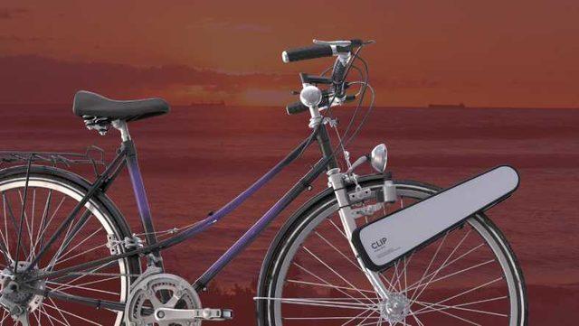 Normal Bir Bisikleti Saniyeler İçerisinde Elektrikli Bisiklete Çeviren Cihaz: Clip
