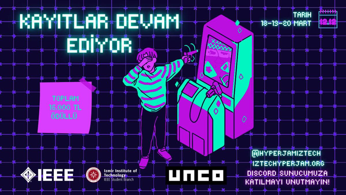 36 Saatlik Oyun Maratonu Hyperjam Game Hackathon, 18 Mart’ta Başlıyor