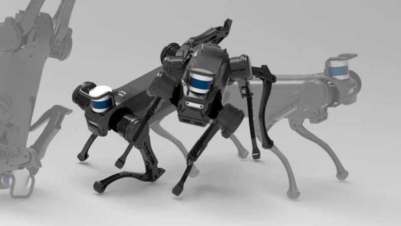 Düştüğünde Kendi Kendine Kalkıp Yürümeye Devam Eden Robot Köpek: Jueying