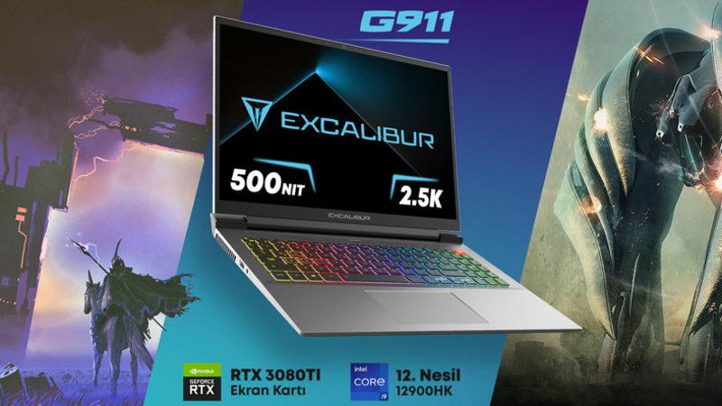 Casper, Arasanız da Daha Güçlüsünü Bulamayacağınız Oyuncu Dizüstü Bilgisayarı Excalibur G911’i Tanıttı