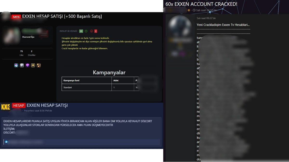 Ortalığı Karıştıracak İddia: Çalınan Exxen Hesapları Satışa Çıkarıldı