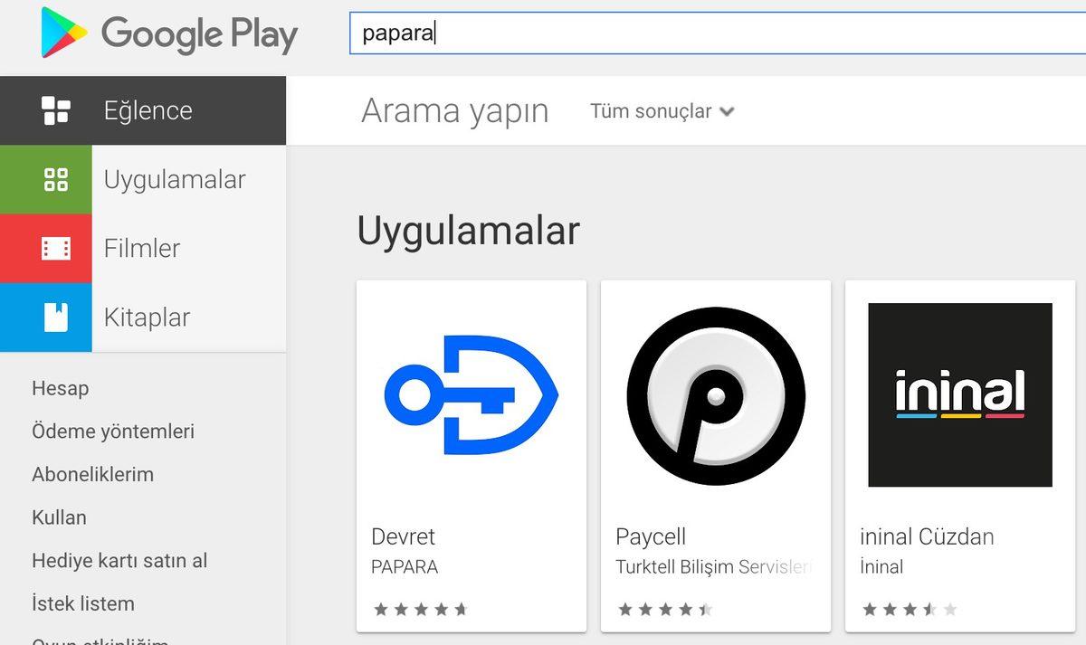 Yerli Ödeme Aracı Papara’nın Android Uygulaması Google Play’den Kaldırıldı [Güncelleme]
