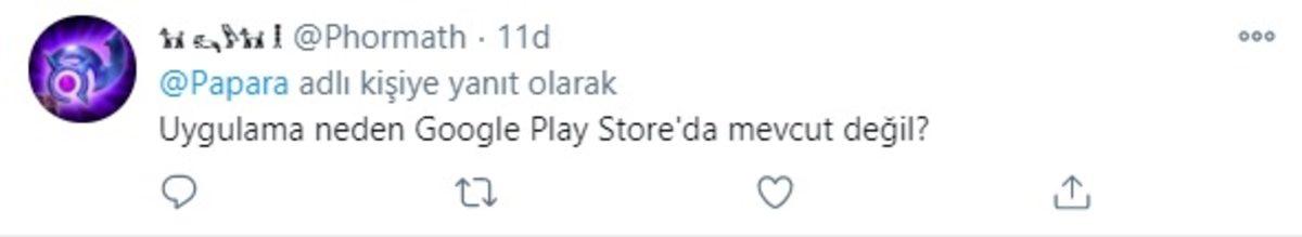 Yerli Ödeme Aracı Papara’nın Android Uygulaması Google Play’den Kaldırıldı [Güncelleme]