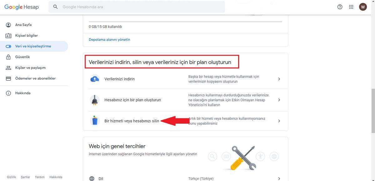 Gmail Hesabı Nasıl Silinir?