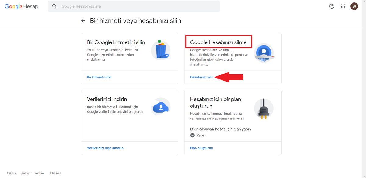 Gmail Hesabı Nasıl Silinir?