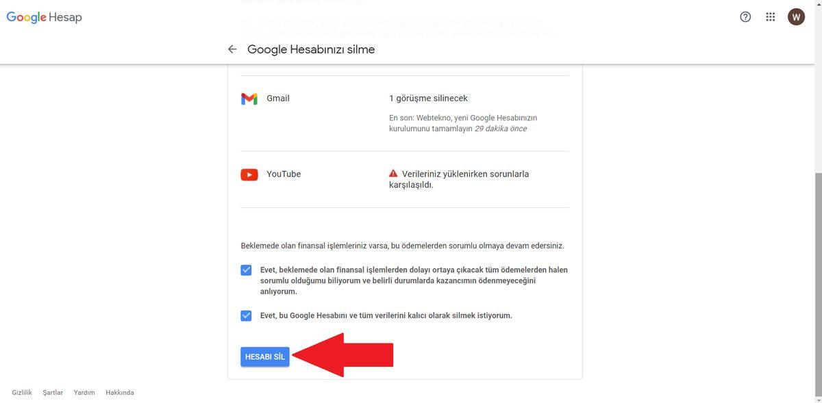 Gmail Hesabı Nasıl Silinir?