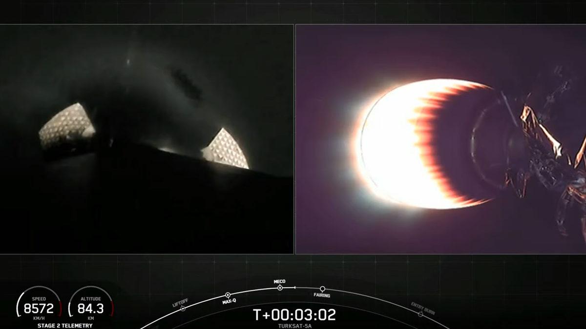 SpaceX, TURKSAT 5A Uydusunu Başarılı Bir Şekilde Yörüngeye Yerleştirdi