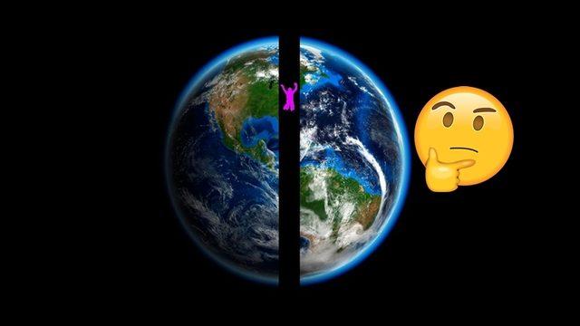 Dünya’nın İçinden Geçen Bir Delikten Düşmeniz Ne Kadar Sürerdi ve Neler Yaşardınız?