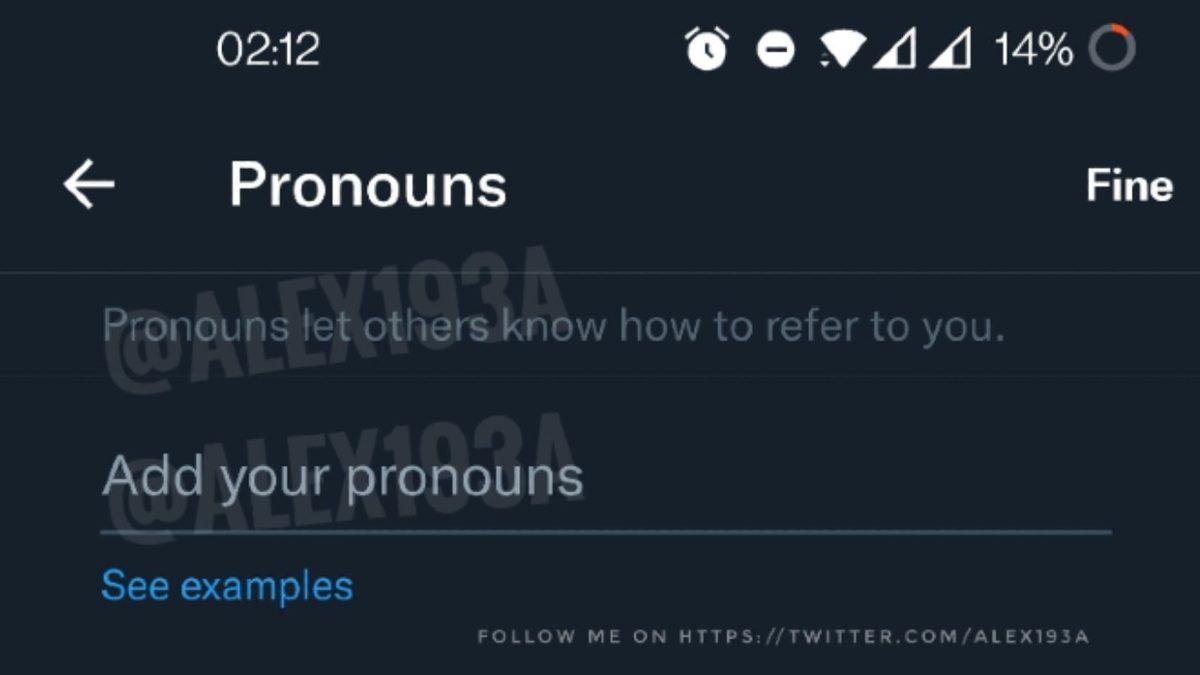 Twitter, Kullanıcıların Profiline Cinsiyet Zamiri Eklemesini Sağlayan Bir Özelliği Sunmaya Hazırlanıyor