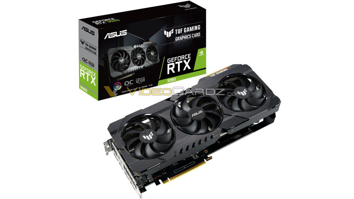 ASUS GeForce RTX 3060 TUF Gaming Ekran Kartının Teknik Detayları Ortaya Çıktı