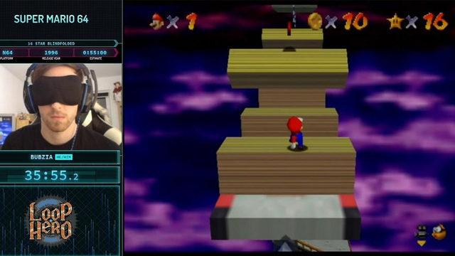 Bir Twitch Yayıncısı, Super Mario 64’ü Gözleri Bağlı Şekilde 39 Dakikada Bitirdi