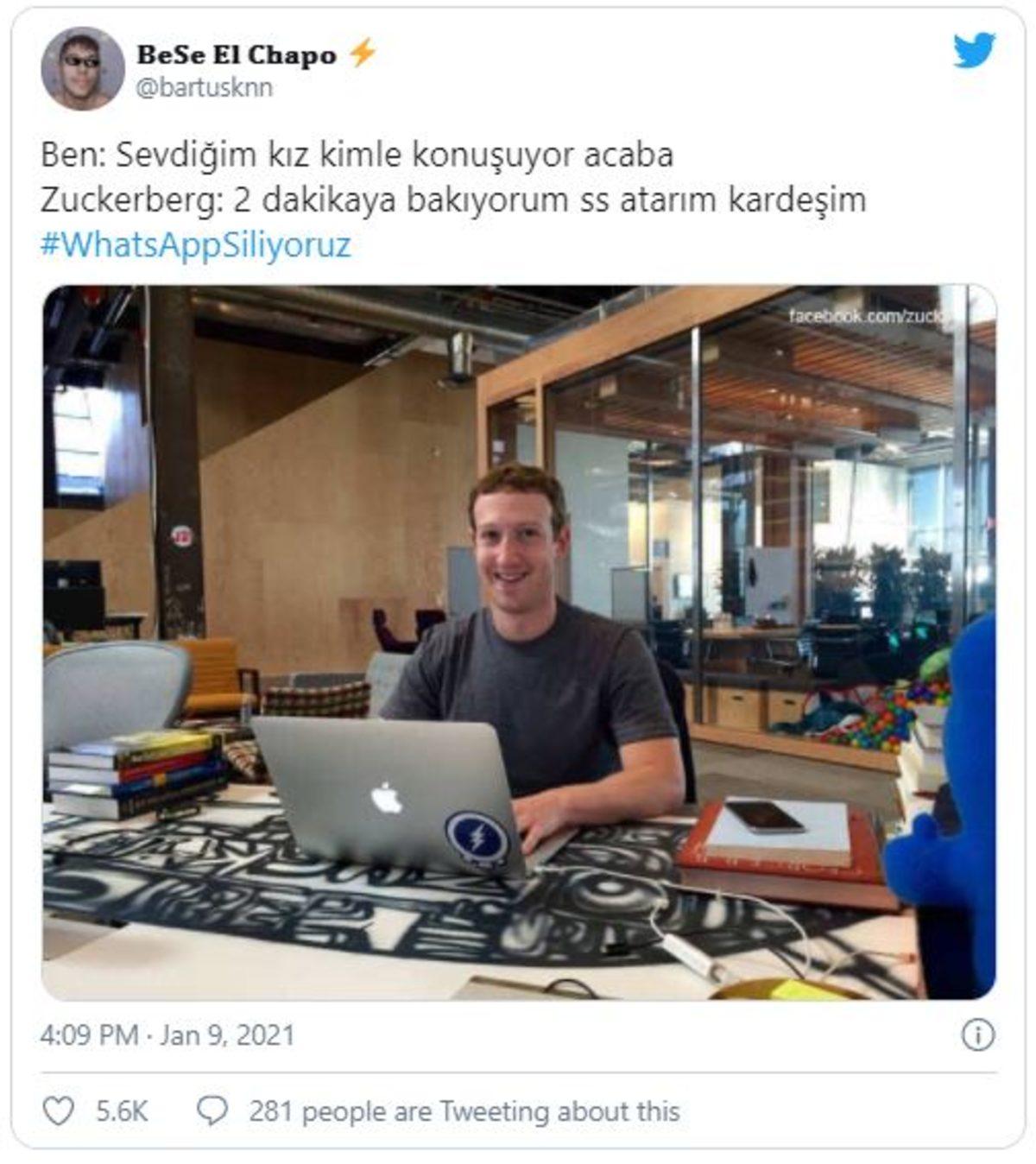 WhatsAppSiliyoruz Etiketiyle Sosyal Medyada Yapılan Paylaşımlar