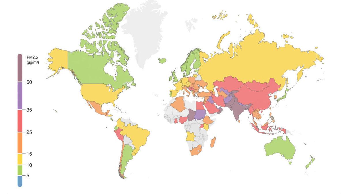 Hava Kalitesi En Yüksek ve En Düşük Ülkeler Açıklandı: Avrupa’nın ’Havası En Kirli Şehri’ Türkiye’de!
