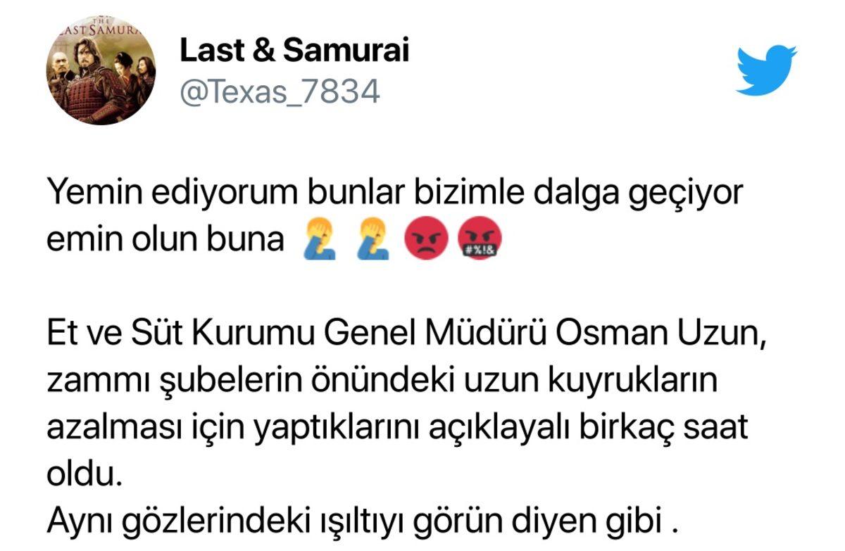 Et Fiyatlarına Yüzde 48 Zam Hakkında 