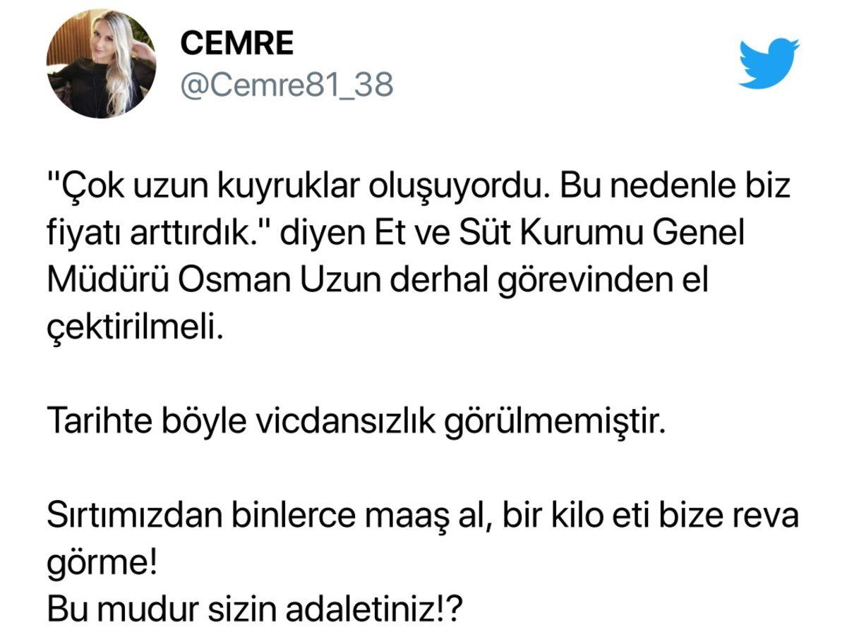 Et Fiyatlarına Yüzde 48 Zam Hakkında 