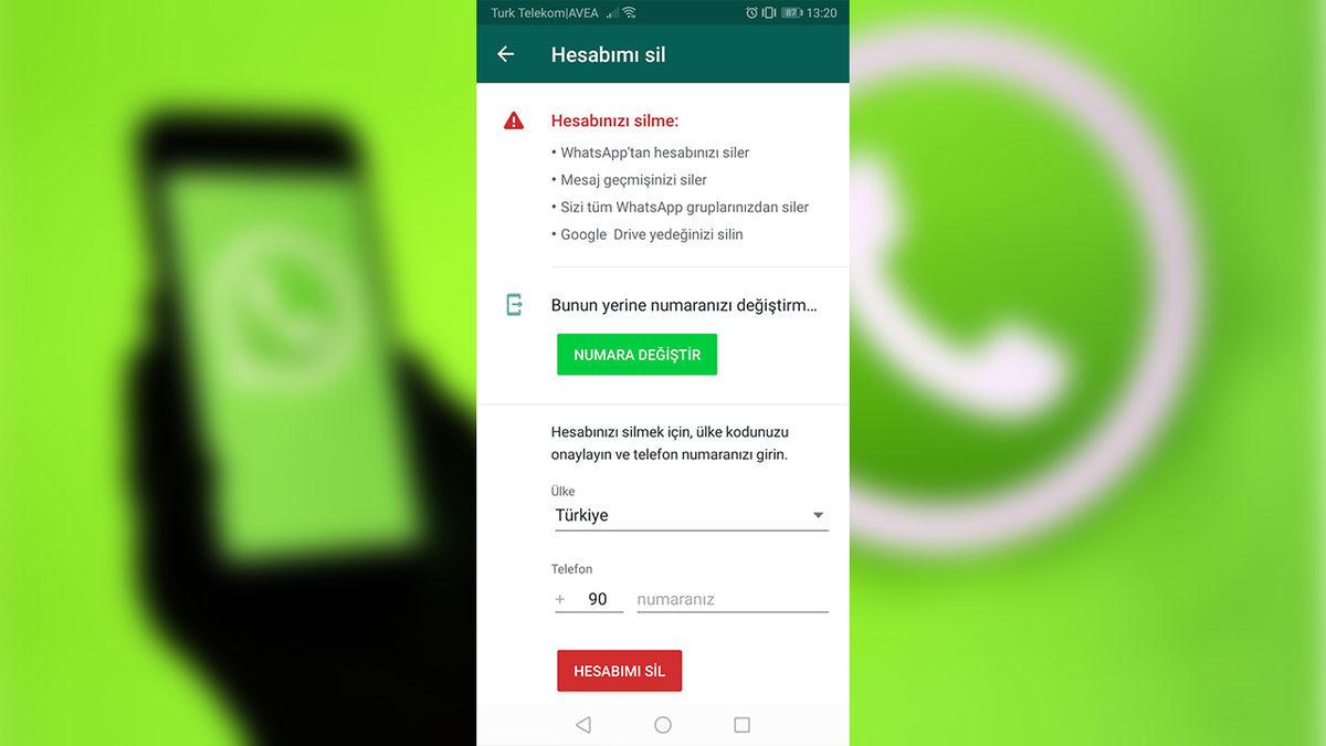 WhatsApp Hesabı Silme Nasıl Yapılır? (Android - iOS)